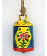 Vintage Swiss Cow Bell Metal Decorative Hand Painted Antique Rustic Farm... - £58.38 GBP