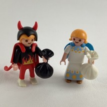 Playmobil Halloween 5411 Angel Devil Figure Lot Set Geobra Special Plus Duo Toy - $24.70