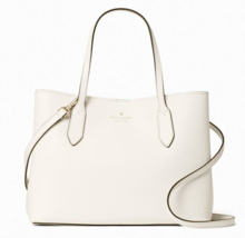 New Kate Spade Harper Satchel Grain Leather Parchment - £98.88 GBP