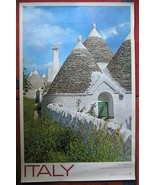 ITALY 2 LARGE POSTERS APUALIAN DWELLINGS ISERNIA TRULLI 39*24 Inch Print... - £39.50 GBP