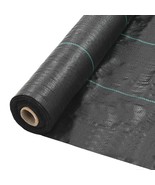 vidaXL Weed Membrane Black Polypropylene 1 x 656.2 in - $419.35 CAD