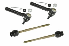 4 Pcs Steering Set Inner Outer Tie Rods Chevrolet Cavalier LS 2.2L Sunfire SE  - £28.32 GBP