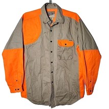 Wrangler ProGear Men L 16-16-1/2 Shooting Bright Orange Neon Hunting Outdoors - $43.81