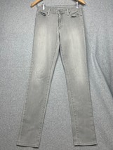 Vince Denim Jeans Ankle Slim Skinny Womens Sz 31 Gray Classic Simple Casual - £25.20 GBP