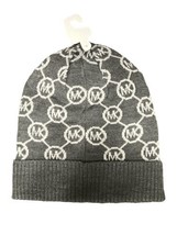 Michael Kors Reversible Women&#39;s Knit Beanie Black Authentic Hat 537988C NWT $58 - £20.08 GBP