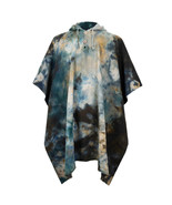 LLAMA WOOL UNISEX SOUTH AMERICAN PONCHO PULLOVER JACKET ABSTRACT SMOKE CAMO - $89.05