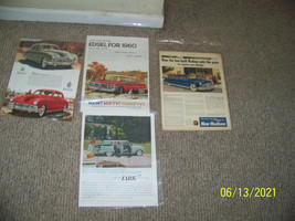 vintage  paper vintage magazine  automobile ads  { new cars } - £7.93 GBP
