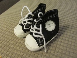 &quot;&quot;18&quot; DOLL - BLACK, HIGH TOP TENNIS SHOES&quot;&quot; - NEW - $8.89