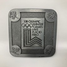 XIII Olympic Winter Games Lake Placid New York Belt Buckle True Distance... - £31.84 GBP