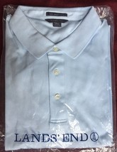 Lands&#39; End Polo Shirt Size Xxl Tall (2 Extra Large) (50-52) New Ship Free Cotton - £62.12 GBP