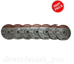 HILTI 6&quot; Metal - Pipeline Grinding Wheels (6&quot; X 1/8&quot; X 5/8&quot;- 11) Pack of 7 - £55.26 GBP