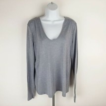 Victoria Sport Women&#39;s Long Sleeve Top Size Large Heather Gray QD24 - $8.41