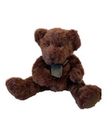 RUSS TINKER THE MAROON TEDDY BEAR 9&quot; PLUS ANIMAL JOINTED MOVABLE MOVEMENT - $195.45 MXN