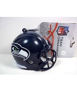 Seattle SEAHAWKS hard plastic Helmet Christmas team ornament NEW 2023 - £6.35 GBP