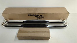 New TrailFX Chrome 3&quot; Side Step Bars 2007-2018 Jeep Wrangler 2 door Kit PAIR  - £177.50 GBP