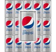 Diet Pepsi Cola, 7.5 Fl Oz Mini Can (Pack of 15, Total of 122.5 Oz) - £14.84 GBP
