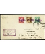 Red Fish, MS Fish in Purple Fancy Cancels On Registered Cover - £239.09 GBP