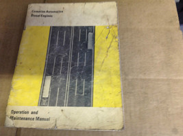 1972 Cummins Automotive Diesel Engines Operation &amp; Maintenance Manual OEM BOOK - £10.58 GBP