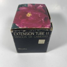 Minolta SR Extension Tube II No. 1,2,3 Camera Accessory Photography Vintage - £13.90 GBP
