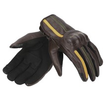 Motorcycle Riding Gloves For  Royal Enfield Gritty Riding Gloves Brown &amp; Olive&amp;  - £71.93 GBP+