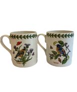 Portmeirion Botanic Garden Birds Coffee Mugs Lot of 2 - $53.50 CAD