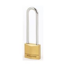 Master Lock 130EURDLJ 30mm Brass Padlock Long Shackle  - $23.00