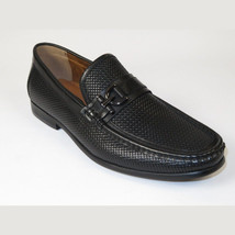 Men's Shoes Steve Madden Soft Leather upper Slip On Chivan Black image 2