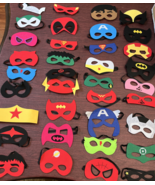 Superhero Masks Party Favors for Kids 36 Pcs Kids Super Hero Cosplay NEW - $31.81 CAD