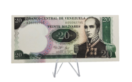 Venezuela Banknote 20 bolivares  987  P-71 COMMEMORATIVE  ~  UNC - £3.91 GBP