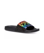 New MICHAEL Michael Kors Women&#39;s Gilmore Rainbow Pride Pool Slide Sandal... - £50.43 GBP