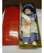 RARE Vintage Brinn&#39;s Marcia 13&quot; Doll w/ Box and COA, 1986 holding 3 babies  - £14.72 GBP