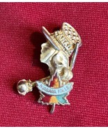 Vtg Niagara falls souvenir Brooch Lady’s Profile Enamel Maple Leaf Lot J40 - $209.99 MXN