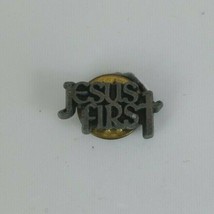 Vintage Jesus First Religious .25&quot; x .5&quot; Lapel Hat Pin - €4,63 EUR