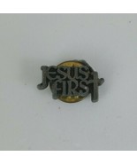 Vintage Jesus First Religious .25&quot; x .5&quot; Lapel Hat Pin - $5.45