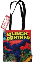 Marvel Black Panther T Challa Canvas Tote Shoulder Shopping Travel Bag, 1Pc.  - £13.93 GBP