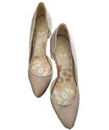 Juicy Couture ~ JCCYRAGLITTER ~ Gold ~ 4&quot; Stiletto Heels ~ Pumps ~ Size 10M - £31.57 GBP