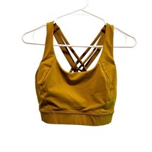 Lululemon Free To Be Elevated Sports Bra Light Support DD/E Cup Size 12 Yellow - £30.56 GBP