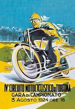 4th Motorcycle Circuit of Tortona by A.G. - Art Print - £17.30 GBP+