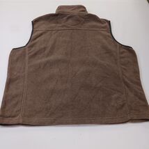 Stillwater Supply Co. Fleece Vest Jacket Men's Brown Mock Neck Full Zip Size XL image 2