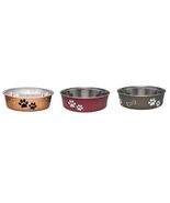Loving Pets Assorted Bones and Paw Prints Stainless Steel Large Pet Bowl... - €21,45 EUR