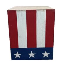 NEW Double/Dual Sided July 4th &amp; Easter Themed Decor Box—SHIPS IN 24 HRS! - $9.78