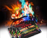 The 25-Piece Pack Of Magical Flames Fire Color-Changing Packets Is Perfe... - £30.66 GBP