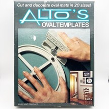 Vintage ALTO&#39;S Mat Trim System Oval Templates &amp; Photo Mat Trim Kits With... - $29.99