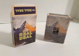 Lot Of 2 Incomplete PEAK Learning The Real Deal Cards Boxes - $15.83