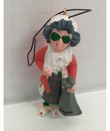 Keepsake hallmark shoebox greetings vintage Maxine old lady santa ornament - $19.75