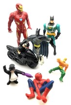 Happy Meal Toy Marvel DC Super Heros &amp; Figures Batman Robin Ironman Aquaman - £8.79 GBP