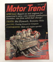 Vintage Motor Trend Magazine March 1960 - £8.56 GBP