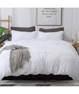 Avelom White Duvet Cover Queen (90 X 90 Inches)， 3 Pieces (1 Duvet Cover... - €36,88 EUR