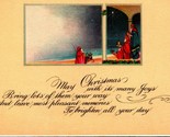Merry Christmas Poesia Rosa Di Perfezione Saggio Uomo Non Usato Unp 1900... - $7.89