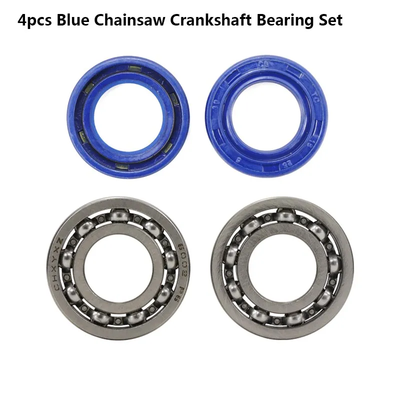 4pcs Seals And Crankshaft ing Set Chainsaw Oil Seal Kit Fit For STIHL MS180 MS17 - £42.86 GBP